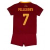 Baby Fußballbekleidung AS Roma Lorenzo Pellegrini #7 Heimtrikot 2022-23 Kurzarm (+ kurze hosen)